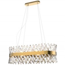 Φωτιστικό Κρεμαστό 12xΕ14 230V Αντικέ Μπρονζέ Κρύσταλλα 955WILLIAMLUX12